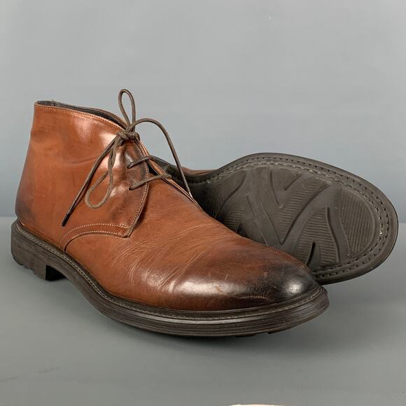 TO BOOT NY Size 13 Brown Brown Leather Lace Up Boots main image 6